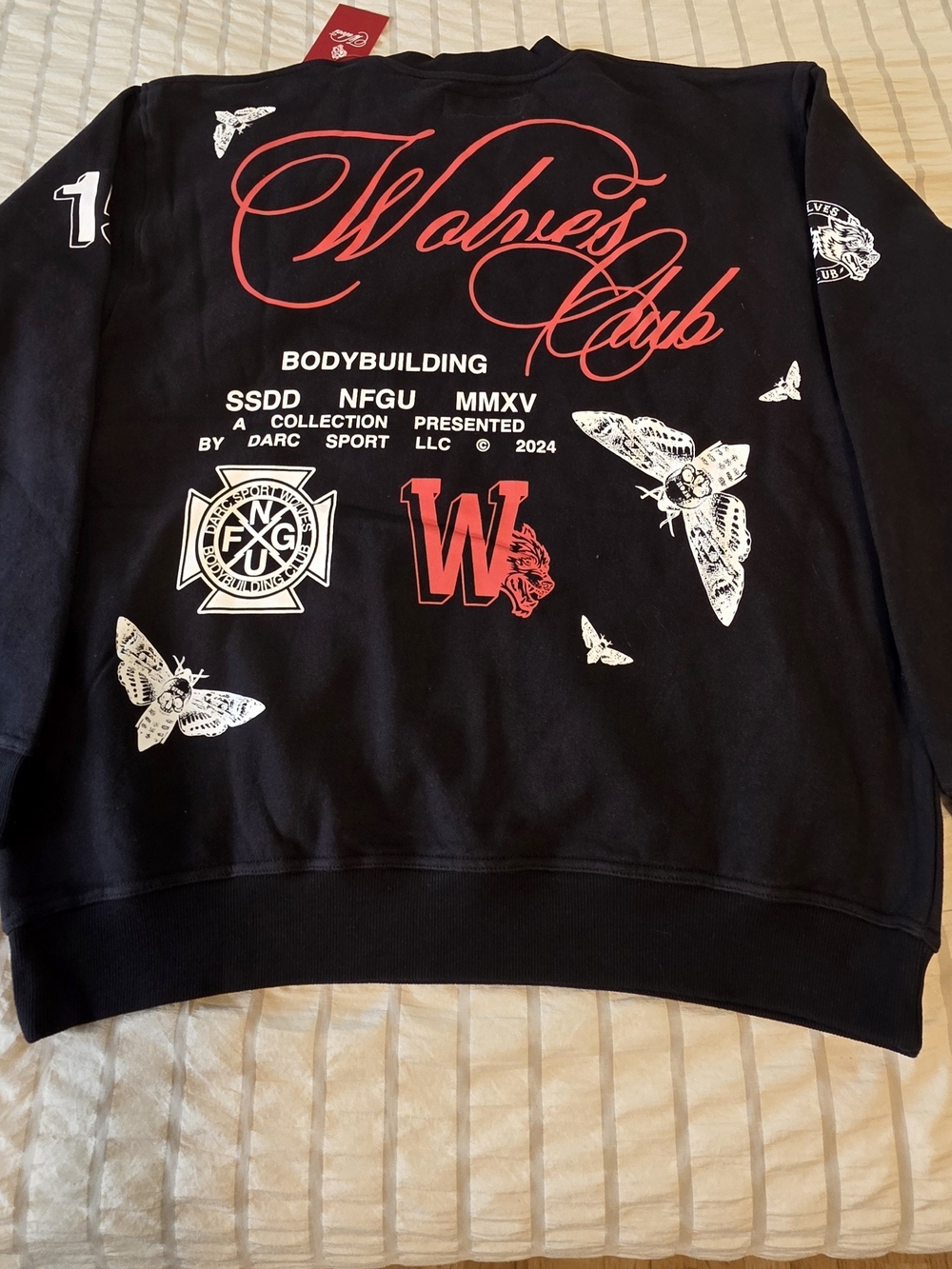 Darc Sport Never Forget London Crewneck Wolves 1/500 Collection Men’s XL NWT